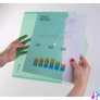 Kép 3/3 - Irattartó tasak, A4, PP, patentos, VICTORIA OFFICE, zöld