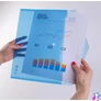 Kép 3/3 - Irattartó tasak, A4, PP, patentos, VICTORIA OFFICE, kék