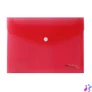 Kép 1/3 - Irattartó tasak, A5, PP, patentos, VICTORIA OFFICE, piros