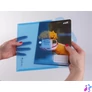 Kép 3/3 - Irattartó tasak, A5, PP, patentos, VICTORIA OFFICE, kék