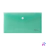 Kép 1/3 - Irattartó tasak, DL, PP, patentos, VICTORIA OFFICE, zöld