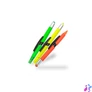 Kép 1/6 - Multifunkciós golyóstoll, szövegkiemelő, érintő toll készlet, WEDO "3-in-1", neon színek