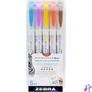 Kép 1/3 - Ecsetirón készlet, kétvégű ZEBRA "Mildliner Warm", 5 szín