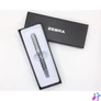 Kép 2/2 - Golyóstoll, 0,24 mm, teleszkópos, metálszürke tolltest, ZEBRA "SL-F1", kék