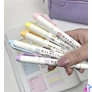 Kép 2/4 - Szövegkiemelő készlet, 1,4/4 mm, kétvégű, ZEBRA "Mildliner Highlighter Gentle", 5 különböző szín