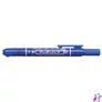 Kép 1/2 - Alkoholos marker, 1,3 mm, nyomógombos, ZEBRA "Mckie Retractable", kék