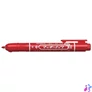Kép 2/2 - Alkoholos marker, 1,3 mm, nyomógombos, ZEBRA "Mckie Retractable", piros