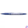 Kép 1/2 - Alkoholos marker, 0,5/1,0 mm, kétvégű, ZEBRA "Mckie Extra Fine", kék
