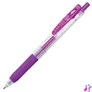Kép 2/2 - Zseléstoll, 0,33 mm, nyomógombos, ZEBRA "Sarasa Clip", lila