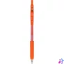 Kép 2/5 - Zseléstoll, 0,33 mm, nyomógombos, ZEBRA "Sarasa Clip", vérnarancs