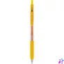 Kép 2/5 - Zseléstoll, 0,33 mm, nyomógombos, ZEBRA "Sarasa Clip", sárga