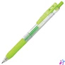 Kép 1/5 - Zseléstoll, 0,33 mm, nyomógombos, ZEBRA "Sarasa Clip", világoszöld
