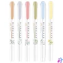 Kép 1/10 - Szövegkiemelő készlet, 1,4/4 mm, kétvégű, ZEBRA "Mildliner Scented Fragrance", 6 különböző szín