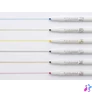 Kép 2/10 - Szövegkiemelő készlet, 1,4/4 mm, kétvégű, ZEBRA "Mildliner Scented Fragrance", 6 különböző szín