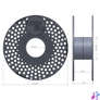 Kép 3/3 - AzureFilm filament PLA pearl purple, 1,75 mm, 1 kg