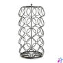 Kép 2/3 - Fém kávékapszula tartó, 35 db Dolce Gusto kapszulához, 165 x 165 x 320 mm, fekete