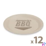 Kép 1/2 - Papírtányér szett, BBQ, 23 cm, 12 db / csomag