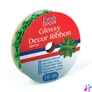 Kép 1/2 - Dekor szalag, fényes, 2,74 m, zöld