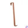 Kép 1/3 - Őszi dekoráció, ajtódísz tartó, 30 cm, fém, matt barna