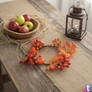 Kép 1/4 - Őszi dekoráció - juharlevél koszorú - 22 cm