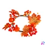Kép 2/4 - Őszi dekoráció - juharlevél koszorú - 22 cm