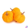 Kép 1/3 - Őszi dekoráció - tök szett - csipeszes - narancssárga - 3 db / csomag