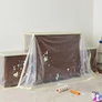 Kép 3/3 - Takarófólia maszkolószalaggal, 20 x 2,5 m, 7 mikron