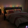 Kép 2/4 - Fényfüzér, 5 m, színes, 100 LED, 220-240V, 6W, zöld kábel