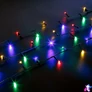 Kép 3/4 - Fényfüzér, 20 m, színes, 400 LED, 220-240V, 6W, zöld kábel