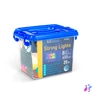 Kép 4/4 - Fényfüzér, 20 m, színes, 400 LED, 220-240V, 6W, zöld kábel