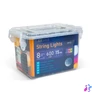 Kép 4/4 - Fényfüzér függöny, 15 m, 600 LED, 220-240V, 6W, átlátszó kábel