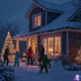 Kép 2/4 - Fényfüzér, 50 m, színes, 1000 LED, 220-240V, 9W, átlátszó kábel