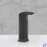 Kép 2/5 - Automata szappanadagoló, 220 ml, álló, elemes, matt fekete