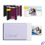 Kép 1/2 - Liene Pearl N200 Pro 2x3 hüvelykes hordozható fotónyomtató készlet (lila)