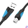 Kép 3/5 - USB 2.0 A és USB-B nyomtatókábel Vention VAS-A16-B100 1m Fekete