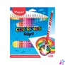 Kép 1/2 - Color`Peps Oops radírozható színes ceruza készlet, háromszögletű, radíros, 24 szín