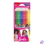 Kép 1/2 - Barbie színes ceruza készlet, háromszögletű, 12 szín