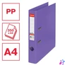 Kép 2/2 - Standard iratrendező, 50 mm, A4, PP, élvédő sínnel, lila