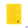 Kép 1/2 - táblázatos pólyás dosszié, iratgyűjtő, 230 g-os karton, A4, sárga