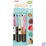 Kép 1/2 - Sarasa Clip Ice Cream zseléstoll készlet, 0,33 mm, nyomógombos, 5 szín