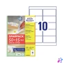 Kép 1/2 - Etikett címke, 96x50,8 mm, univerzális, 65 lap, 10 címke/lap Avery, fehér