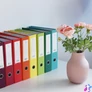 Kép 5/5 - Iratrendező A4, 7,5cm,lapraszerelt, Bluering® Smart bordó