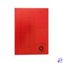 Kép 1/3 - Iratgyűjtő, táblázatos pólyás dosszié A4, 230g. karton Bluering® piros