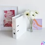 Kép 3/4 - Iratrendező A4, 7,5cm, két oldalt PP borítás,lapraszerelt, Bluering® Premium fehér