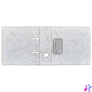Kép 2/4 - Iratrendező A5, 7,5cm,lapraszerelt, Bluering® fehér