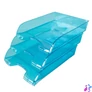 Kép 3/4 - Irattálca műanyag 550 extra széles 345x270x67mm, Bluering®, áttetsző kék