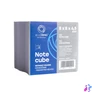 Kép 2/5 - Kockatömb 8x8x6,5cm, ragasztás nélküli, Bluering® Extra fehér
