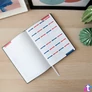 Kép 7/9 - Határidőnapló agenda Standard B/5, napi fehér lapokkal fekete Bluering® 2027.