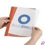 Kép 3/3 - Gyorsfűző klip mappa A4, műanyag 30laphoz fém klippes Bluering® piros
