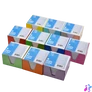 Kép 2/2 - Kockatömb 9x9x6cm, színes karton doboz tartóban Bluering® fehér